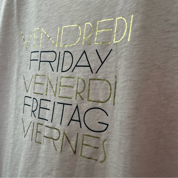 J.Crew Pink ‘Friday’ Collector’s Tee - Picture 3 of 4